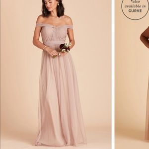 Birdy Gray Christina convertible bridesmaid dress in taupe